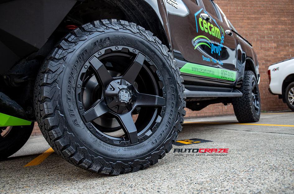TOYOTA HILUX N80 4WD EXODUS MATTE BLACK